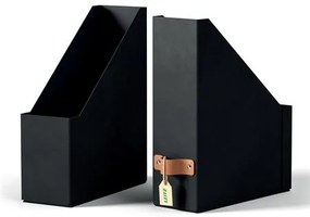 Iratpapucs, karton, 100 mm, LEITZ Puro, fekete (E24710095)