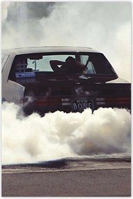 Poszterek 80x120 Drift gumiégetővel