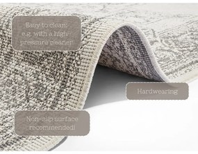 Borbon szürke-krémszínű kültéri szőnyeg, 160 x 230 cm - NORTHRUGS