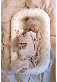 Bézs bio pamut kötött gyerek takaró 80x100 cm Almond – Cam Cam Copenhagen