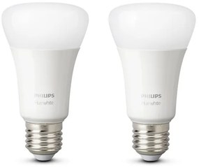 KÉSZLET 2x LED Dimmelhető izzó Philips Hue WHITE E27/9W/230V 2700K