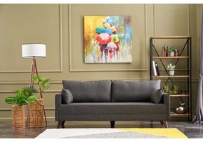 Antracitszürke kanapé 208 cm Bella – Balcab Home