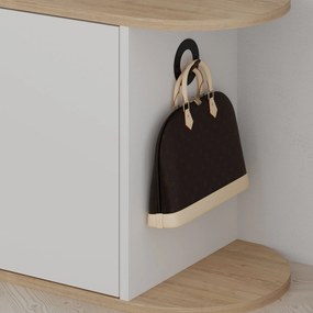 Cipőtároló Nova Shoe Bench - Oak, White