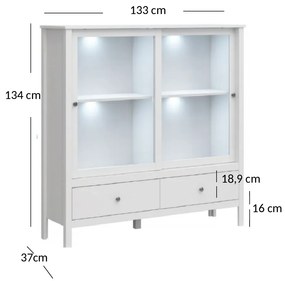 Vitrin Olna 2W2S (fehér). Akció -16%. 1053148
