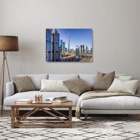Kép - Dubai reggel (üvegen) (70x50 cm)