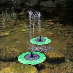 Zaparkorun Napelemes kerti szökőkút tavirózsa alakban