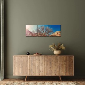Fa a sivatagban képe (órával) (90x30 cm)
