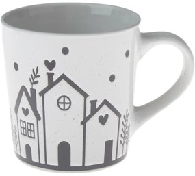 Kerámia bögre Domečky II, 470 ml