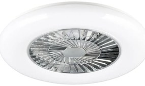 Fehér-ezüstszínű LED mennyezeti lámpa Visby – Trio