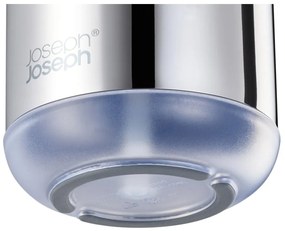 Fényes ezüstszínű rozsdamentes acél szappanadagoló 300 ml EasyStore Luxe – Joseph Joseph