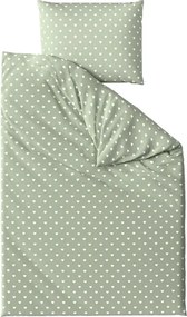 Pamut ágyneműhuzat SAGHEARTS POLY zöld Ágyneműhuzat mérete: 70 x 90 cm | 140 x 220 cm
