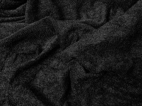 Frottír fekete lepedő EXCLUSIVE 140x200 cm