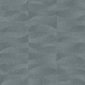 Decoprint Terra Nova Fine Relief kék geometrikus texturált vlies tapéta – TN29025