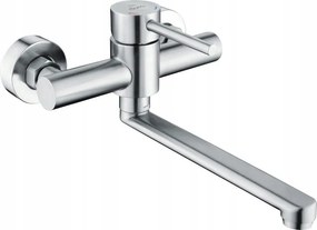 Falra szerelhető mosogató csaptelep Duro Acero 20 CM inox rozsdamentes acél