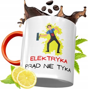 Narancssárga Bögre Villanyszerelőnek Tökéletes Ajándék fényképes nyomtatással