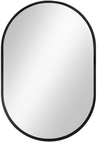 Baltica Design Tiny Border Pastille tükör 40x95 cm ovális fekete 5904107904887