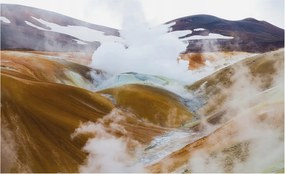 Fotótapéta Flizelin a ház szobájába 3D Vulkáni dombok 416x254 Ragasztó