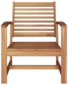 Kerti székek 2 pcs Természetes 60 x 65 x 76.5 cm Tömör tíkfa