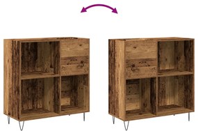 Média szekrény Tölgy 84.5 x 38 x 90 cm Szerelt fa