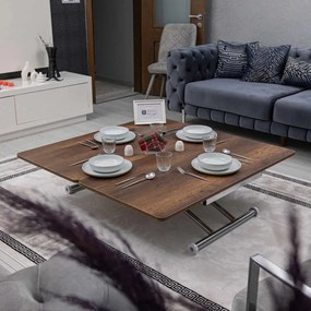 Juppo Ext - Baroque Walnut, Chrome