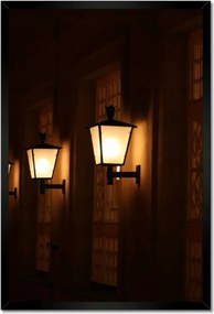 Poszterek keretben 40x60 Utcai lámpák