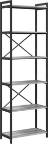 vidaXL Könyvespolc Szürke sonoma 40 x 30 x 85 cm Faanyag