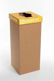 SzelektĂv hulladĂ©kgyƱjtĆ, 50 l, RECOBIN Office, sĂĄrga (URE034)