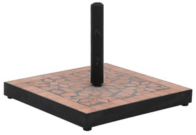 terrakotta négyzet alakú napernyő talp 12 kg