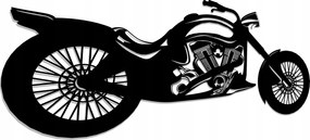 Áttört Falikép Motorkerékpár 80CM 3D