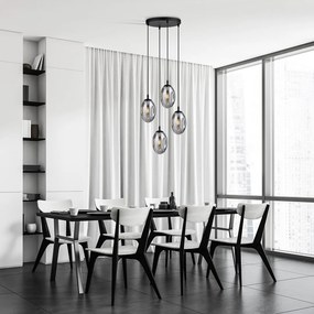 Emibig modern függeszték astral fekete grafit emi1266/4prem