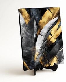 DUBLEZ | Modern kép - Arany trópusi levelek