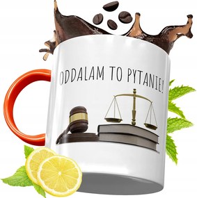 Narancssárga Bögre Ügyvédnek Ajándék fényképes nyomtatással