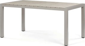 Kerti asztal 162x90 cm, alumínium, polywood, bézs, AZT-S1514 CRM