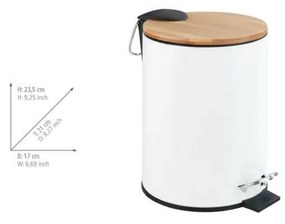 Fehér kerámia fürdőszobai kiegészítő szett Bamboo – Wenko