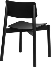 Fekete rakásolható étkezőszék Wem – noo.ma