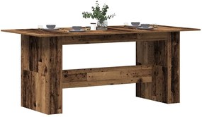 Étkezőasztal Régi fa 180x90x76 cm Gépelt fa