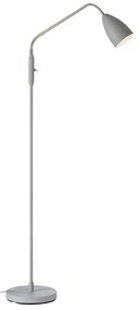 Szürke LED dimmelhető állólámpa fém búrával (magasság 140 cm) Patro – Markslöjd