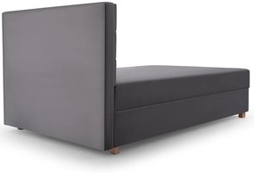 Egyszemélyes ágy 120 cm Picasso II (szürke) (tárolóhellyel és matraccal) . 1071512