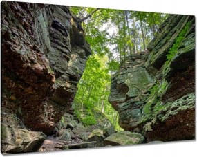 Vászonkép 100x70 Hegyek Kövek Sziklák