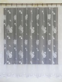 Mg Függöny 5080 Fehér 300x180cm lengyel szalaggal