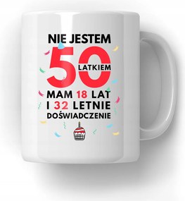 Bögre Nem Vagyok 50 éves Ajándék Neki 18-99 Ajándék