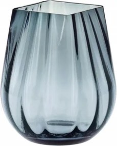 Optikai váza szürkéskék 25,5 cm Krosno