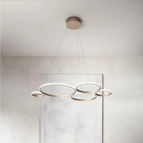 Ondaluce - LED dimmelhető kábelen függő csillár POIS LED/60W/230V aranyszínű