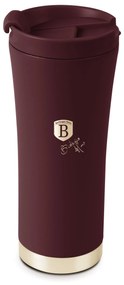 Rozsdamentes acél kávés termosz 500 ml matt bordó Leonardo Collection