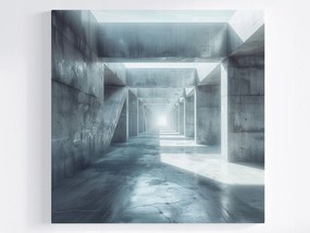 Vászonkép Canvas Alagút Beton Minimalizmus Geometria Folyosó 80x80