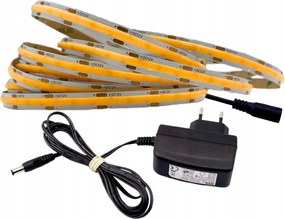 Neon Led szalag szett Cob meleg fehér 480D/m 990lm/m beépítésre kész 1m