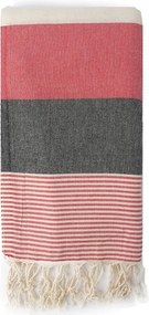 Hammam strand szauna törölköző 100x180 Amerikan sötétszürke