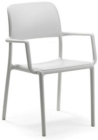 RIVA karfás kerti design szék, bianco