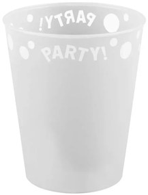 White, Fehér micro prémium műanyag pohár 250 ml