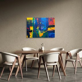 Kép - Absztrakció (üvegen) (70x50 cm)